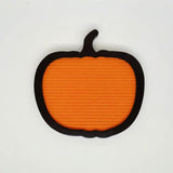 Maxbell Pumpkin Shaped Letter Board Felt Message Bulletin Board for Party Home Decor orange