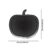 Maxbell Pumpkin Shaped Letter Board Felt Message Bulletin Board for Party Home Decor black
