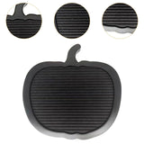 Maxbell Pumpkin Shaped Letter Board Felt Message Bulletin Board for Party Home Decor black