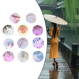 Maxbell Chinese Oiled Paper Umbrella Oriental Parasol for Holiday Stage Show Wedding Style A