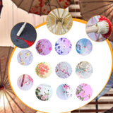 Maxbell Chinese Oiled Paper Umbrella Oriental Parasol for Holiday Stage Show Wedding Style A