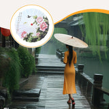 Maxbell Chinese Oiled Paper Umbrella Oriental Parasol for Holiday Stage Show Wedding Style A