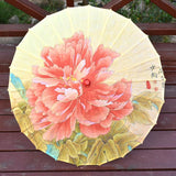 Maxbell Chinese Oiled Paper Umbrella Oriental Parasol for Holiday Stage Show Wedding Style B