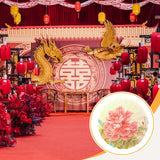 Maxbell Chinese Oiled Paper Umbrella Oriental Parasol for Holiday Stage Show Wedding Style B