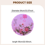 Maxbell Chinese Oiled Paper Umbrella Oriental Parasol for Holiday Stage Show Wedding Style C