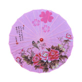 Maxbell Chinese Oiled Paper Umbrella Oriental Parasol for Holiday Stage Show Wedding Style C