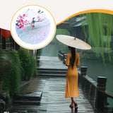 Maxbell Chinese Oiled Paper Umbrella Oriental Parasol for Holiday Stage Show Wedding Style D