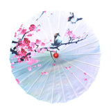 Maxbell Chinese Oiled Paper Umbrella Oriental Parasol for Holiday Stage Show Wedding Style D