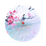 Maxbell Chinese Oiled Paper Umbrella Oriental Parasol for Holiday Stage Show Wedding Style D