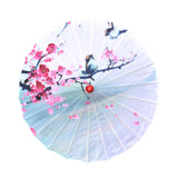 Maxbell Chinese Oiled Paper Umbrella Oriental Parasol for Holiday Stage Show Wedding Style D