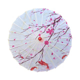 Maxbell Chinese Oiled Paper Umbrella Oriental Parasol for Holiday Stage Show Wedding Style E