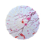 Maxbell Chinese Oiled Paper Umbrella Oriental Parasol for Holiday Stage Show Wedding Style E