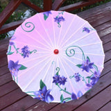 Maxbell Chinese Oiled Paper Umbrella Oriental Parasol for Holiday Stage Show Wedding Style G