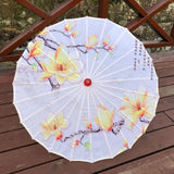 Maxbell Chinese Oiled Paper Umbrella Oriental Parasol for Holiday Stage Show Wedding Style H