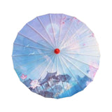 Maxbell Chinese Oiled Paper Umbrella Oriental Parasol for Holiday Stage Show Wedding Style I