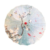Maxbell Chinese Oiled Paper Umbrella Oriental Parasol for Holiday Stage Show Wedding Style J