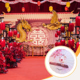 Maxbell Chinese Oiled Paper Umbrella Oriental Parasol for Holiday Stage Show Wedding Style K
