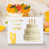 Maxbell Cake Stand Multifunctional Cake Decoration for Baby Shower Tea Party Wedding Style B