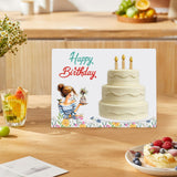 Maxbell Cake Stand Multifunctional Cake Decoration for Baby Shower Tea Party Wedding Style C