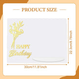 Maxbell Cake Stand Multifunctional Cake Decoration for Baby Shower Tea Party Wedding Style D