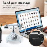 Maxbell Audio Guest Book Wedding Phone Decoration for Confessions Gathering Birthday White