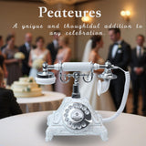 Maxbell Audio Guest Book Wedding Phone Decoration for Confessions Gathering Birthday White