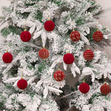 Maxbell 12Pcs Christmas Ball Ornaments Xmas Decor for Holiday Anniversary Engagement