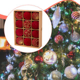 Maxbell 12Pcs Christmas Ball Ornaments Xmas Decor for Holiday Anniversary Engagement