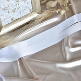 Maxbell 10x Satin Wedding Chair Bows Elegant with Ties for Background Banquet Events