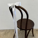 Maxbell 10x Satin Wedding Chair Bows Elegant with Ties for Background Banquet Events