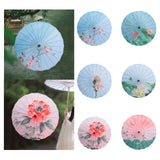 Maxbell Chinese Oiled Paper Umbrella Oriental Parasol for Photography Costumes Props Style A