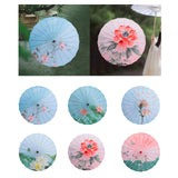 Maxbell Chinese Oiled Paper Umbrella Oriental Parasol for Photography Costumes Props Style A