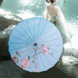 Maxbell Chinese Oiled Paper Umbrella Oriental Parasol for Photography Costumes Props Style A