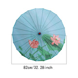 Maxbell Chinese Oiled Paper Umbrella Oriental Parasol for Photography Costumes Props Style B
