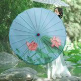 Maxbell Chinese Oiled Paper Umbrella Oriental Parasol for Photography Costumes Props Style B