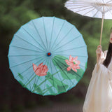 Maxbell Chinese Oiled Paper Umbrella Oriental Parasol for Photography Costumes Props Style B