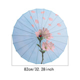 Maxbell Chinese Oiled Paper Umbrella Oriental Parasol for Photography Costumes Props Style C