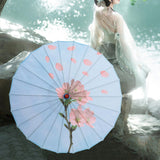 Maxbell Chinese Oiled Paper Umbrella Oriental Parasol for Photography Costumes Props Style C