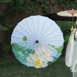 Maxbell Chinese Oiled Paper Umbrella Oriental Parasol for Photography Costumes Props Style D
