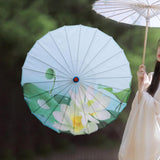 Maxbell Chinese Oiled Paper Umbrella Oriental Parasol for Photography Costumes Props Style D