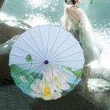 Maxbell Chinese Oiled Paper Umbrella Oriental Parasol for Photography Costumes Props Style D