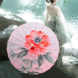 Maxbell Chinese Oiled Paper Umbrella Oriental Parasol for Photography Costumes Props Style E