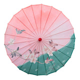 Maxbell Chinese Oiled Paper Umbrella Oriental Parasol for Photography Costumes Props Style F