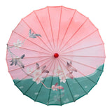 Maxbell Chinese Oiled Paper Umbrella Oriental Parasol for Photography Costumes Props Style F