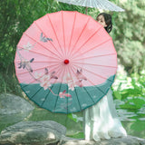 Maxbell Chinese Oiled Paper Umbrella Oriental Parasol for Photography Costumes Props Style F