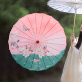 Maxbell Chinese Oiled Paper Umbrella Oriental Parasol for Photography Costumes Props Style F