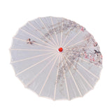 Maxbell Chinese Oiled Paper Umbrella Oriental Oil Paper Parasol for Costumes Wedding Pink