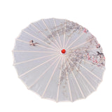 Maxbell Chinese Oiled Paper Umbrella Oriental Oil Paper Parasol for Costumes Wedding Pink