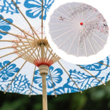 Maxbell Chinese Oiled Paper Umbrella Oriental Oil Paper Parasol for Costumes Wedding Pink