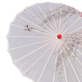 Maxbell Chinese Oiled Paper Umbrella Oriental Oil Paper Parasol for Costumes Wedding Pink